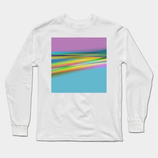 blue pink abstract texture art Long Sleeve T-Shirt